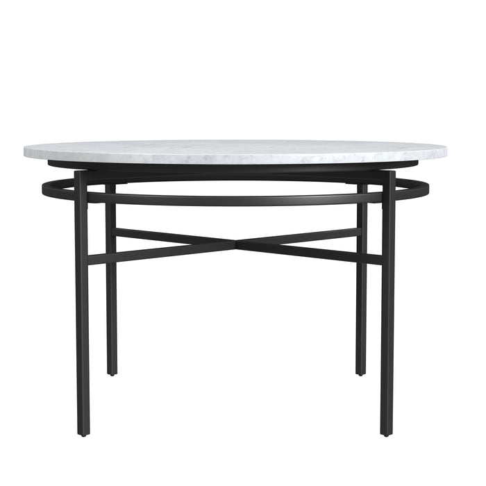 Hadley - Dining Table - Black / White
