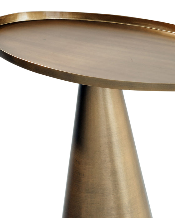 Charli - Scatter Table - Burnished Brass