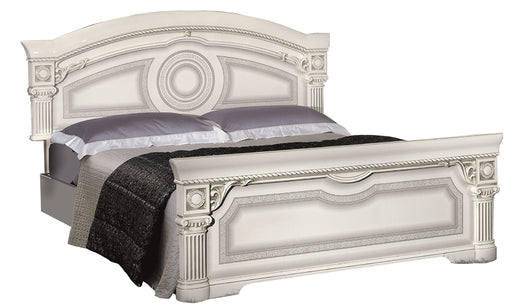 ESF Camelgroup Italy Aida Bed White with Silver SET p11716