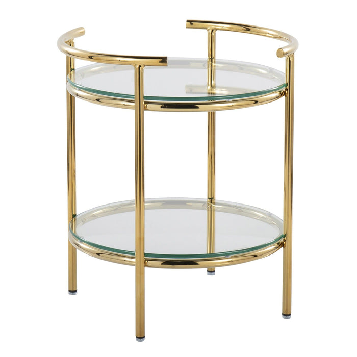 Rhonda - Side Table - Gold