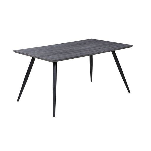 Chintaly HENRIET Contemporary Dining Table w/ Melamine Wooden Top