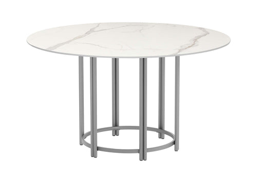 Chintaly KAMILA 53" Round Marbleized Sintered Stone Dining Table Top