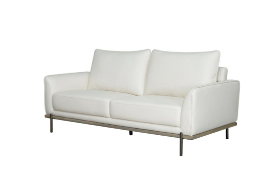 Global Furniture Blanche White Sofa