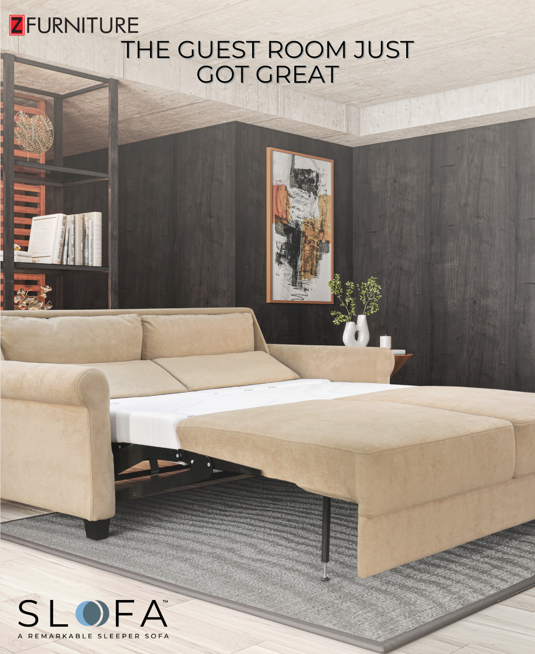 Meet the Slofa: The "Easy to Snooze" Solution to the Sleeper Sofa