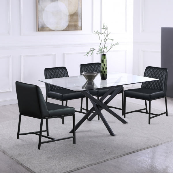 Dining Room Must Have's; Xander Dining Table Black & Glass