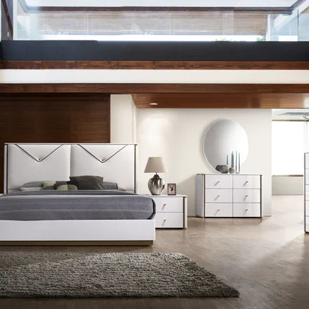 Dressing table mirrors and bed frames make a lovely match from Z Modern Furniture - Alexandria VA & Washington DC