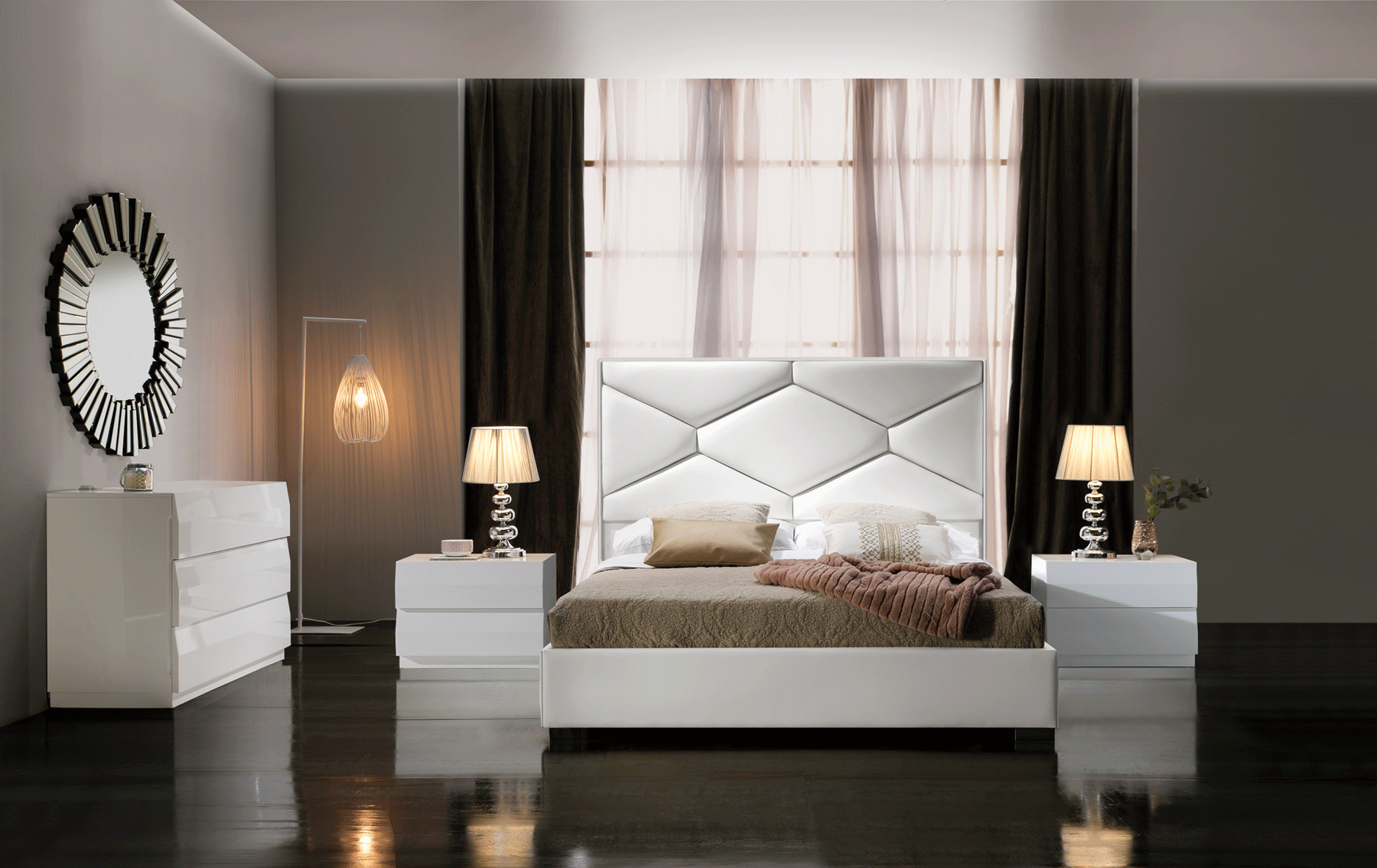 Storage-Capable Beds for a Simple Bedroom from Z Modern Furniture - Alexandria VA & Washington DC