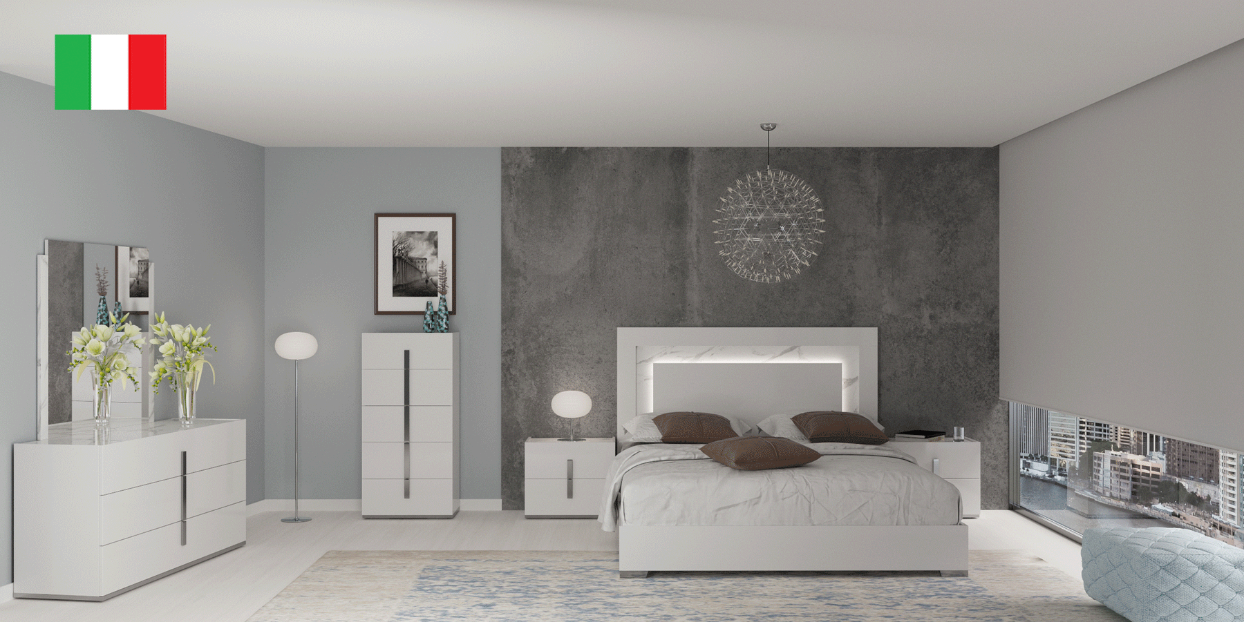 Sleek Slumber Embracing the Elegance of QS and KS Modern Bedrooms from Z Modern Furniture - Alexandria VA & Washington DC