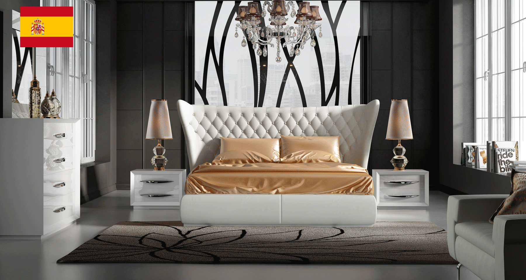How to Decorate a Modern Bedroom with QS and KS Furniture From Z Modern Furniture - Alexandria VA & Washington DC
