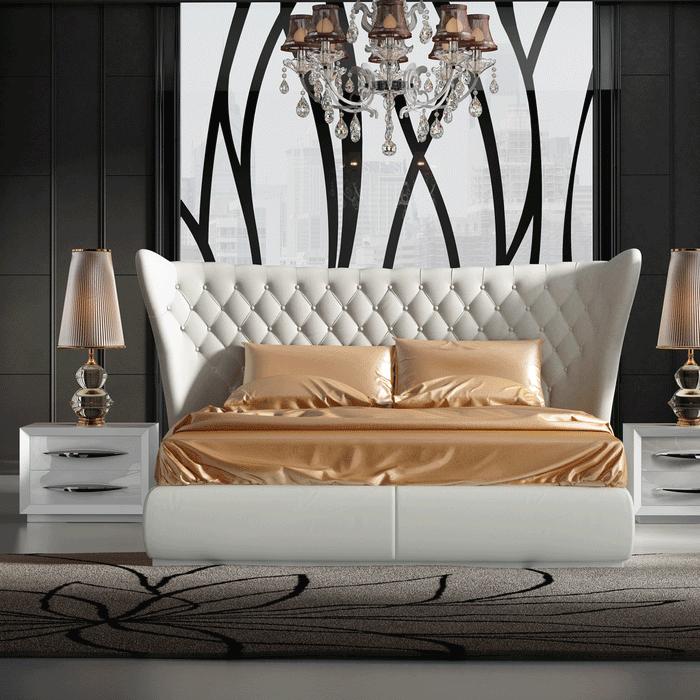 How to Decorate a Modern Bedroom with QS and KS Furniture From Z Modern Furniture - Alexandria VA & Washington DC