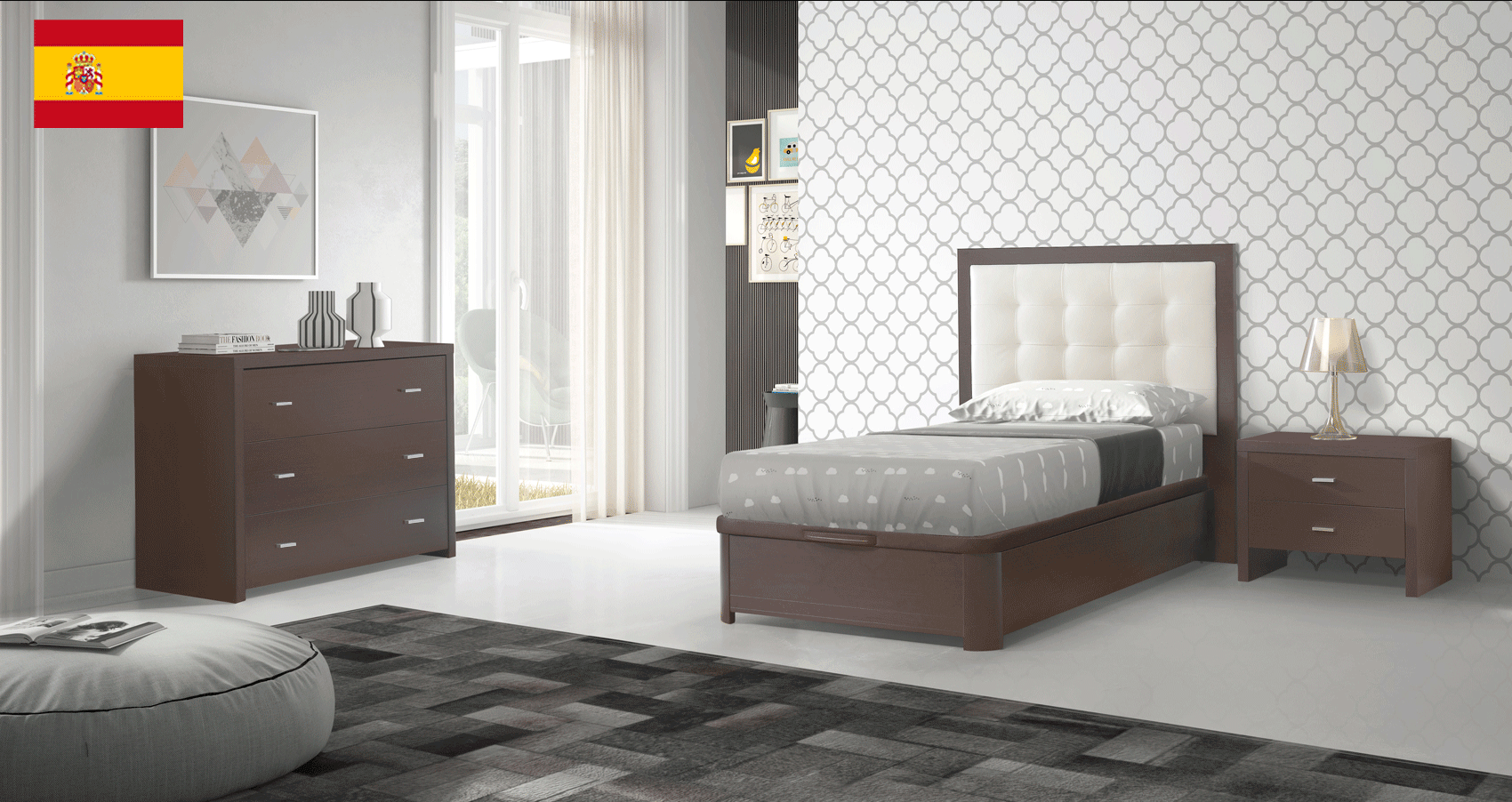 Smart Design for Small Spaces Twin Size Kids Bedrooms from Z Modern Furniture - Alexandria VA & Washington DC