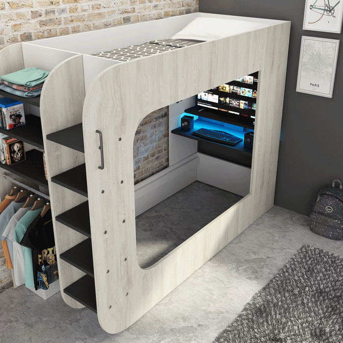 Designing Full-Size Kids Bedrooms for Growth and Fun from Z Modern Furniture - Alexandria VA & Washington DC