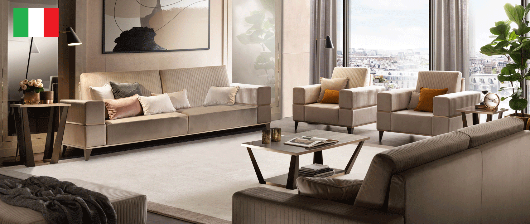 The Art of Comfort Collection features sofas, loveseats, and chairs from Z Modern Furniture - Alexandria VA & Washington DC
