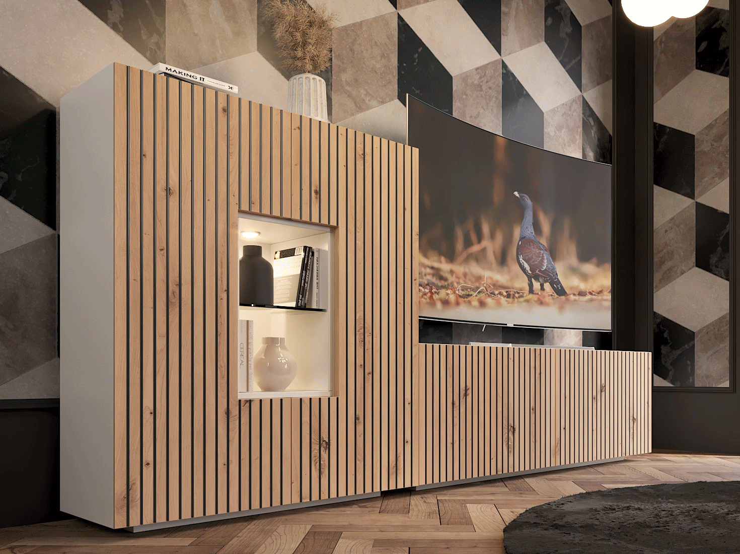 Maximize Storage and Display Space with Our WallUnit Selection From Washington DC From Z Modern Furniture - Alexandria VA & Washington DC