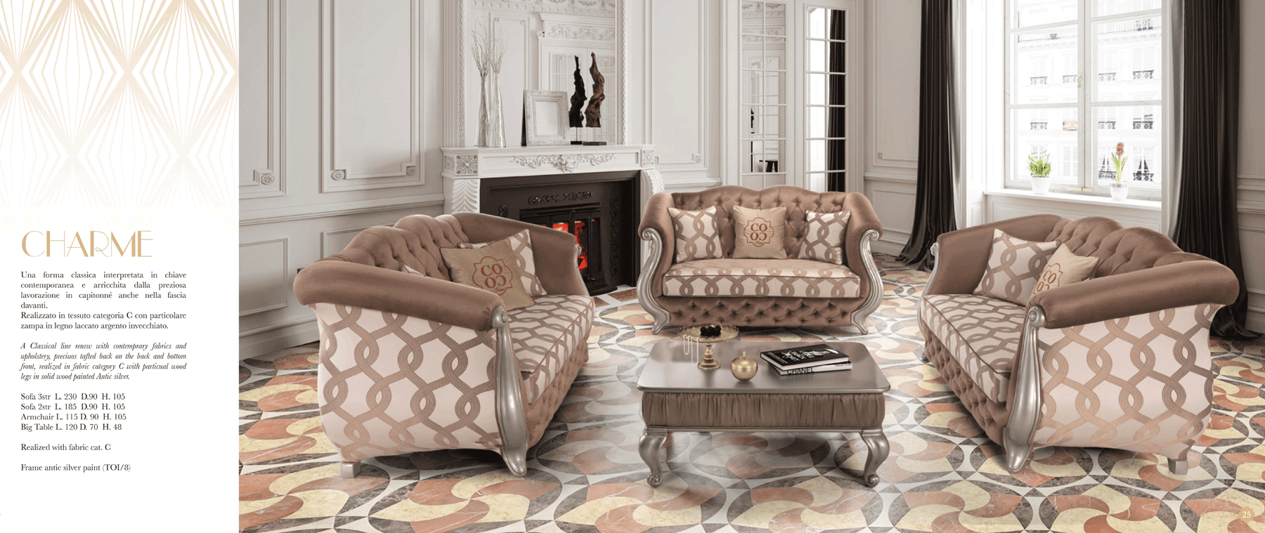 Top-Selling Italian Luxury: Explore GG Coco Home Italia's Exquisite Furniture Collection from Z Modern Furniture - Alexandria VA & Washington DC