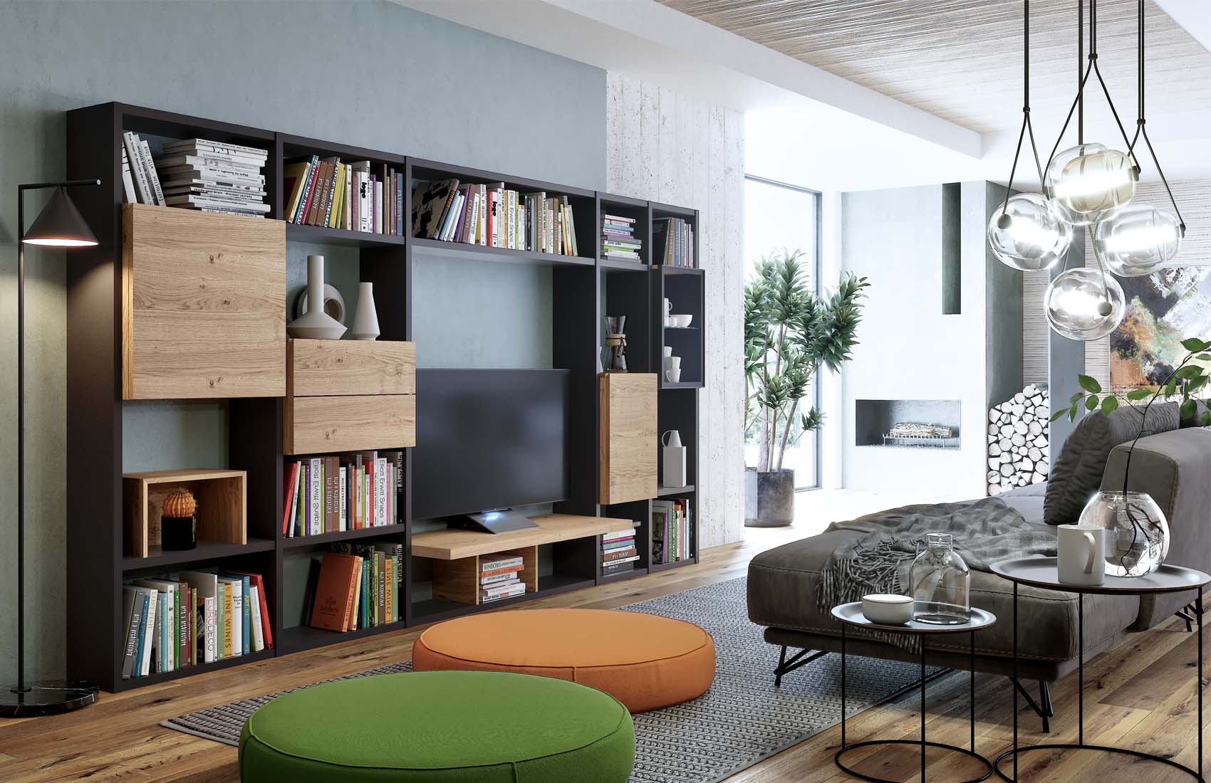 Revamp Your Space with Garcia Ckron Wall Units: A Fusion of Style and Functionality from Z Modern Furniture - Alexandria VA & Washington DC