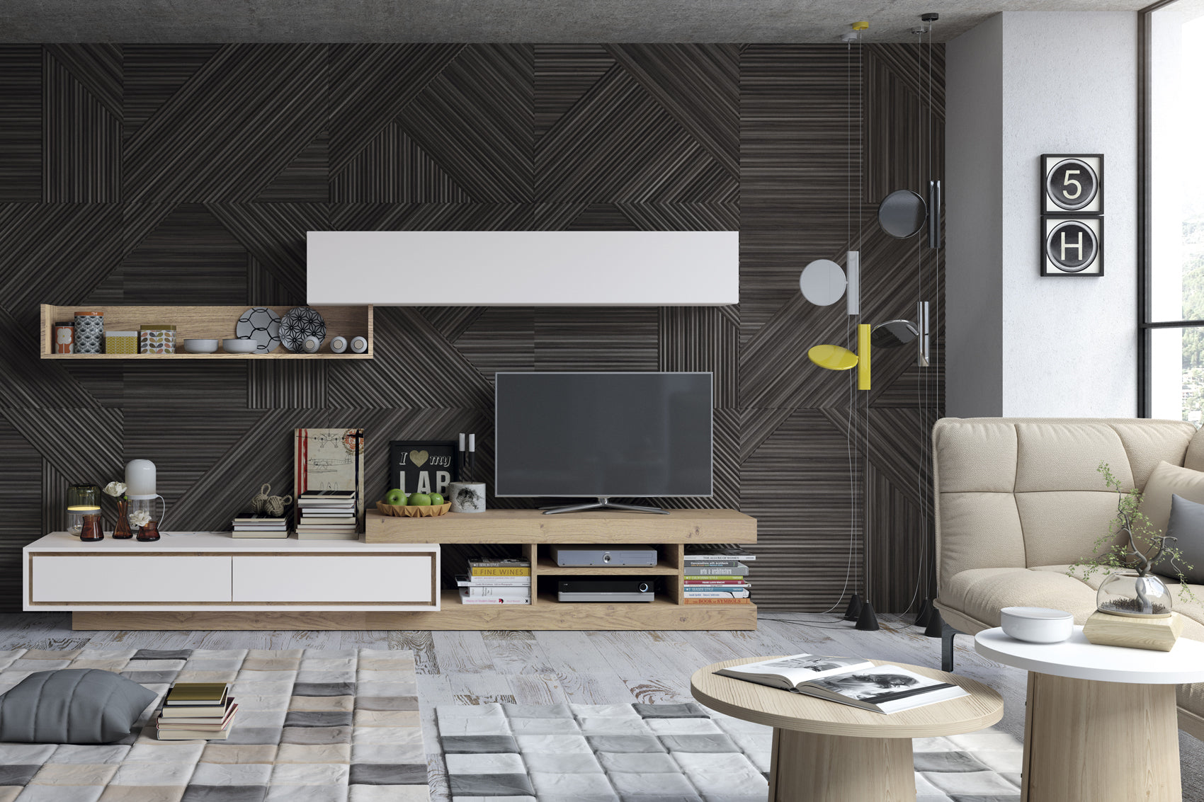 Transform Your Living Space with Garcia, Laurel & Hardy Wall Units From Z Modern Furniture - Alexandria VA & Washington DC