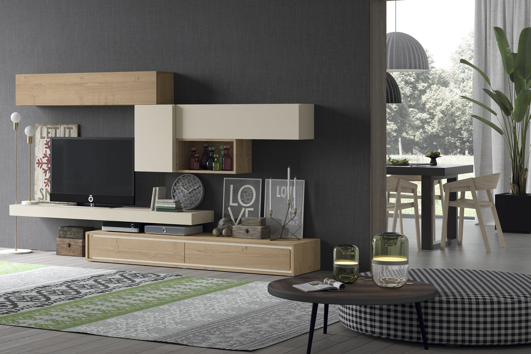 Stylish Storage Solutions: Garcia, Laurel & Hardy Wall Units Collection from Z Modern Furniture - Alexandria VA & Washington DC