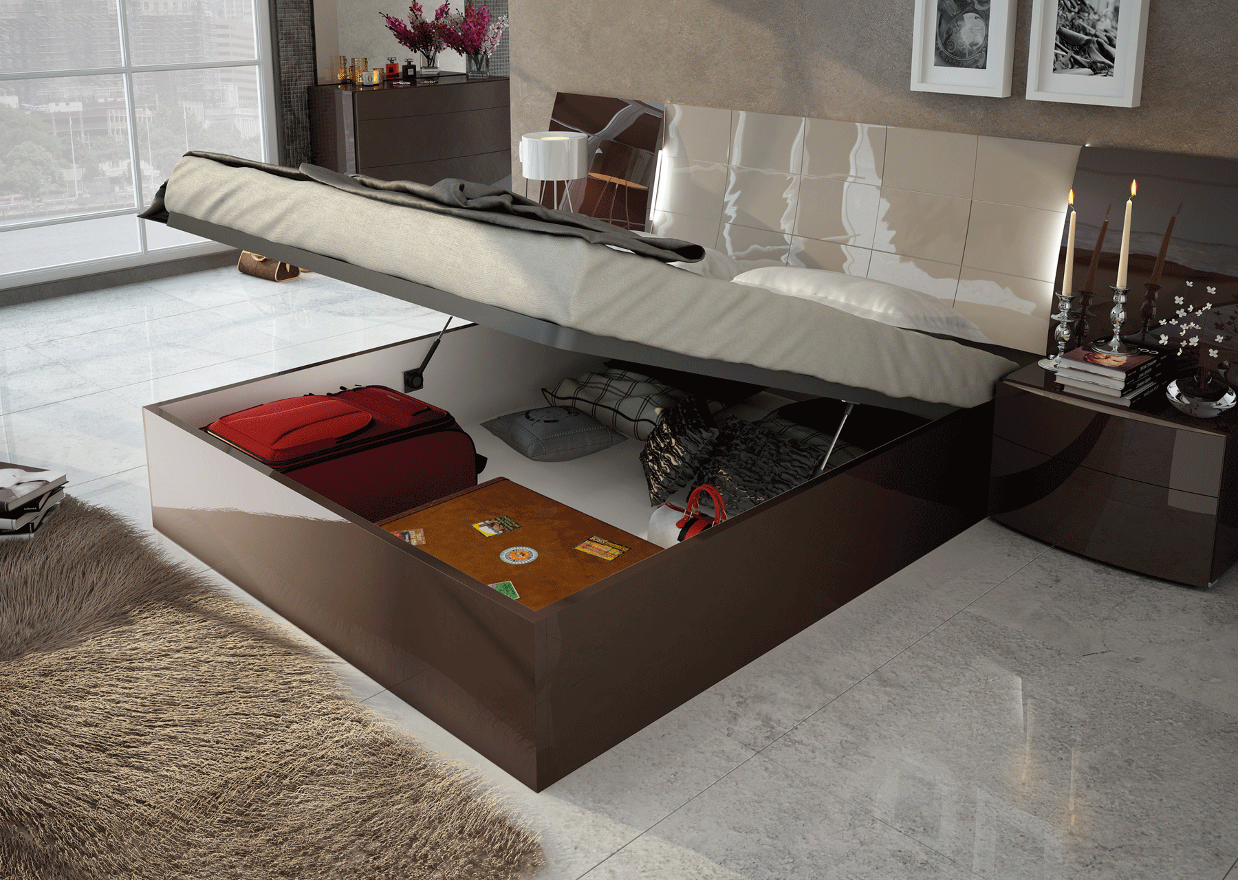 Vibrant and Creative Storage Beds from Z Modern Furniture - Alexandria VA & Washington DC