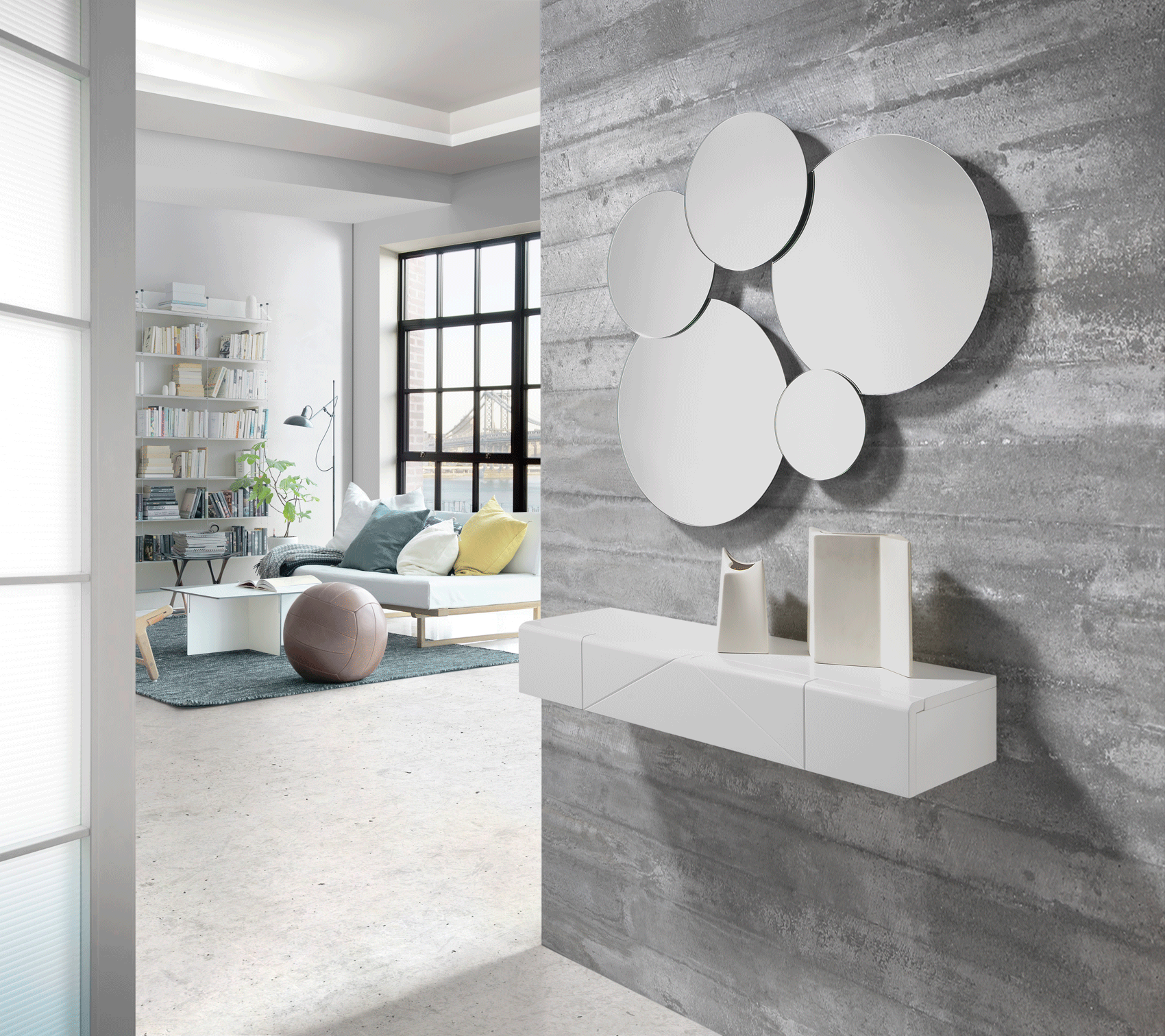 Enhance Your Home Decor with the Nacher Hall Unit Mirror from Spain from Z Modern Furniture - Alexandria VA & Washington DC