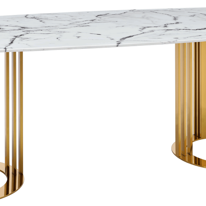 Luxury Finesse Marble-Look Tables Can Change Your Décor from Z Modern Furniture - Alexandria VA & Washington DC
