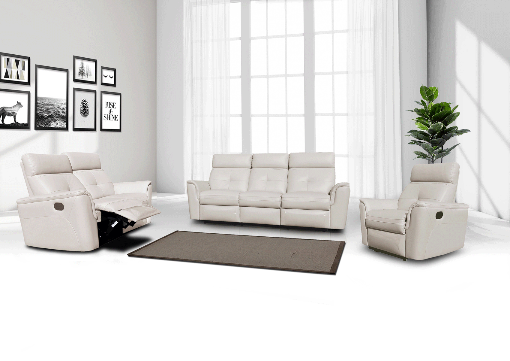 Reclining and Sliding Seats for Every Home Natural Elegance from Z Modern Furniture - Alexandria VA & Washington DC