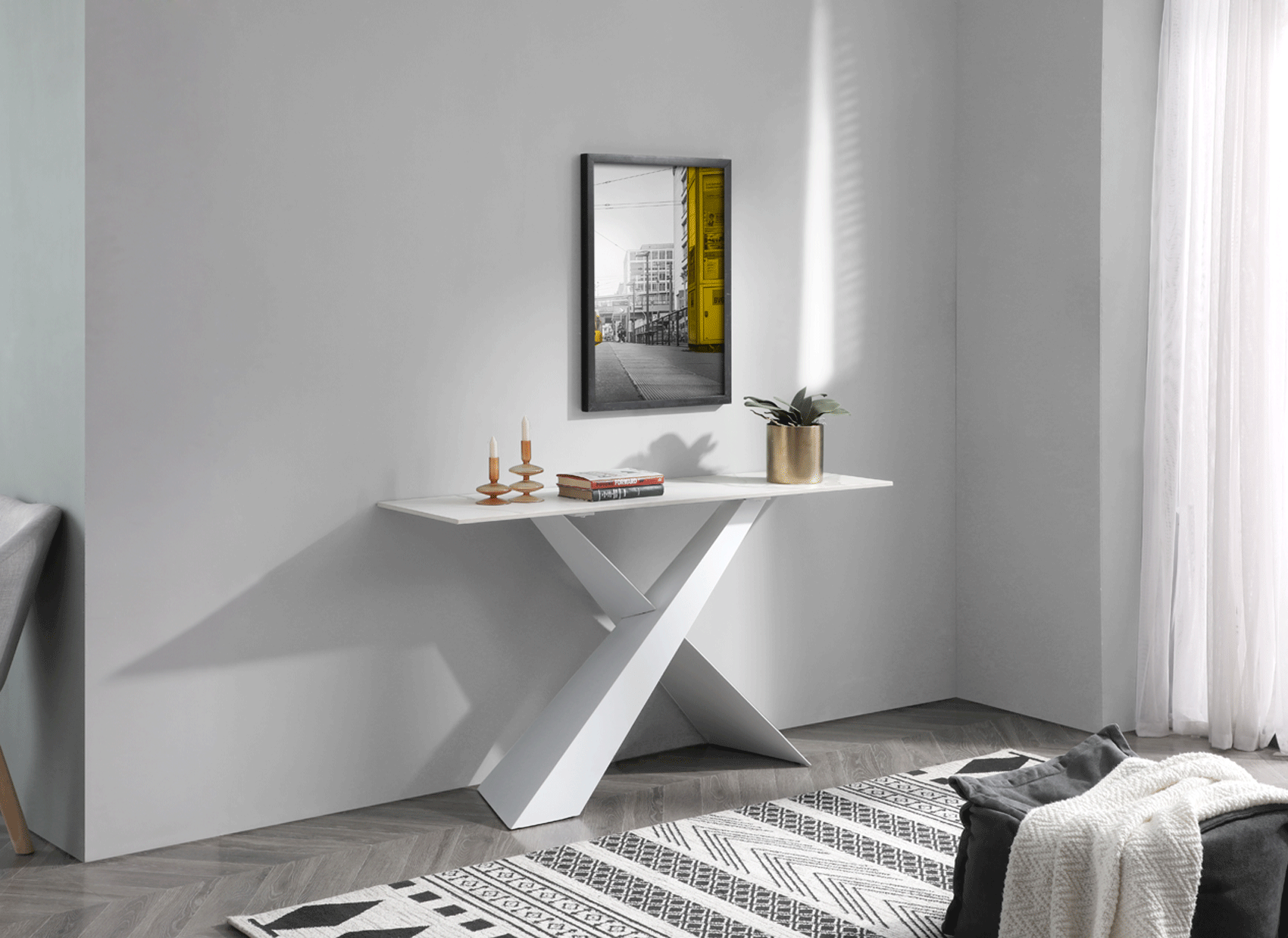 Get Hallway Console Tables and Mirrors for a Grand Welcome From Z Modern Furniture - Alexandria VA & Washington DC