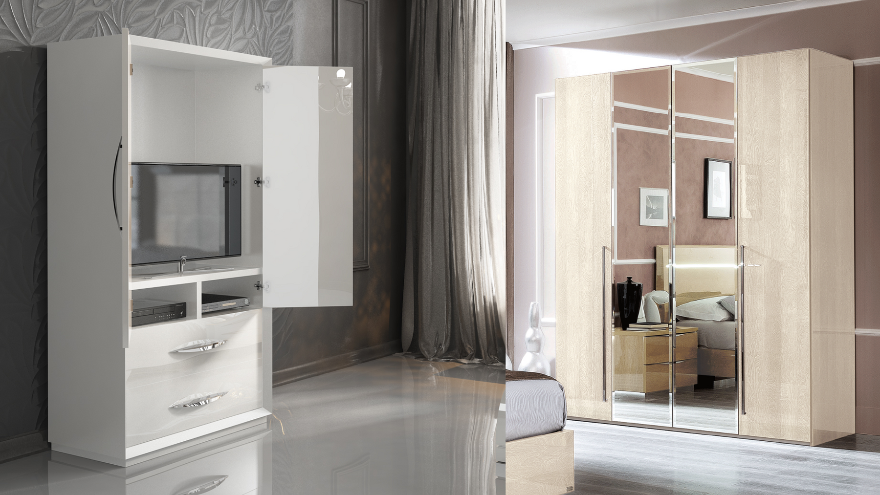 Enhance storage space with stylish wardrobes from Z Modern Furniture - Alexandria VA & Washington DC