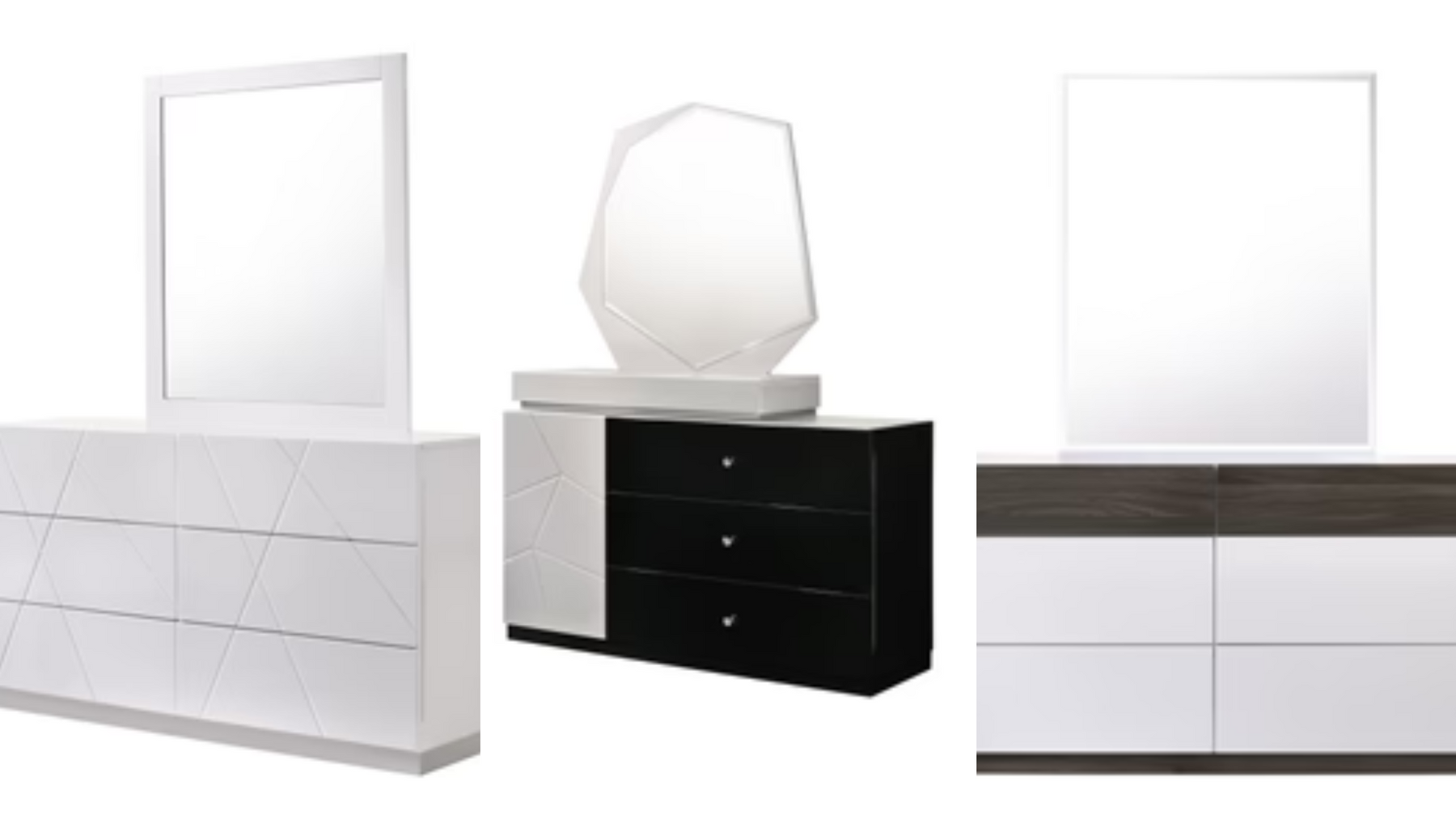 Dresser Mirrors complete your bedroom set from Z Modern Furniture - Alexandria VA & Washington DC