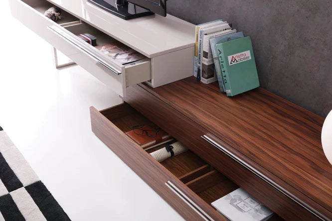 Modest TV Stands Ingenious Ways to Showcase TVs from Z Modern Furniture - Alexandria VA & Washington DC