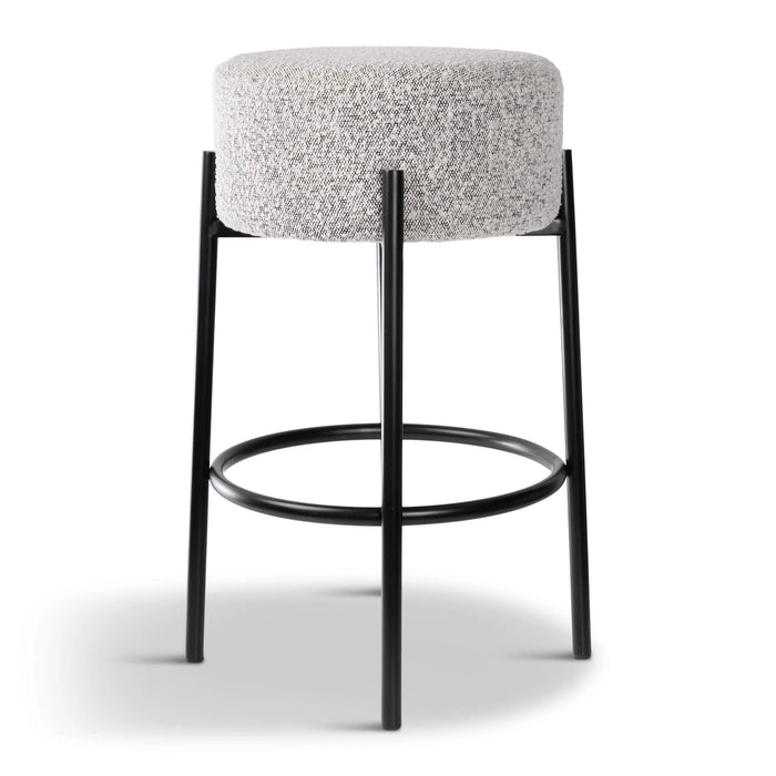 Avalon Boucle Fabric Counter Stool