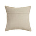 Terra 20-inch square wool and jute kilim throw pillow cover in clay from TOV Furniture, showcasing textured woven design.