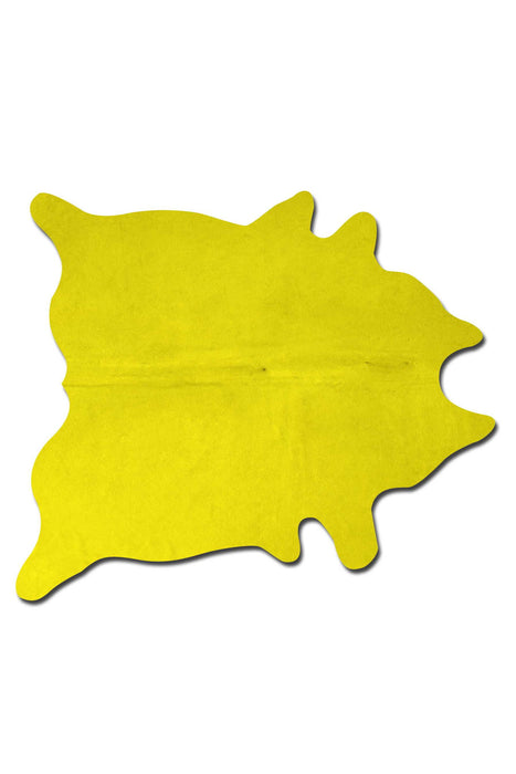 72" x 84" Cowhide Rug - Yellow
