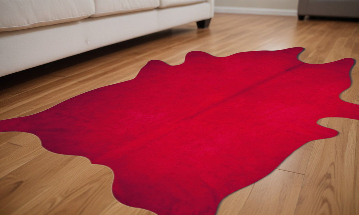 60" x 84" Cowhide Area Rug - Firecracker