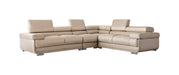 ESF 2119 stationary sectional sofa with plush cushions and modern design, shown in a spacious living room setting.