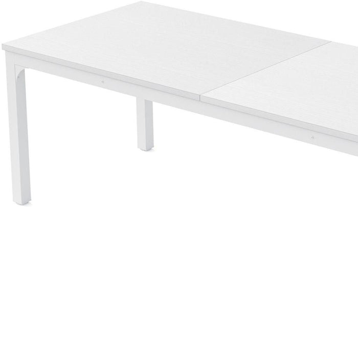 46" Solid Wood Dining Room Table - White