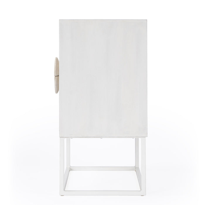 Two Drawer Nightstand - Off White