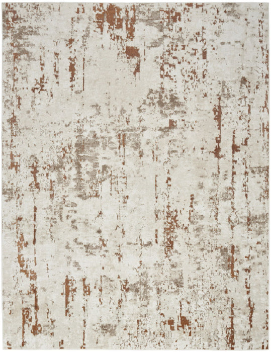 9' X 12' Abstract Area Rug (551399) - Cream
