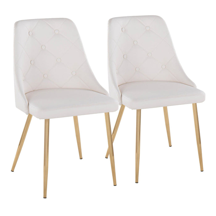 Marche - Chair (Set of 2) - Gold Legs