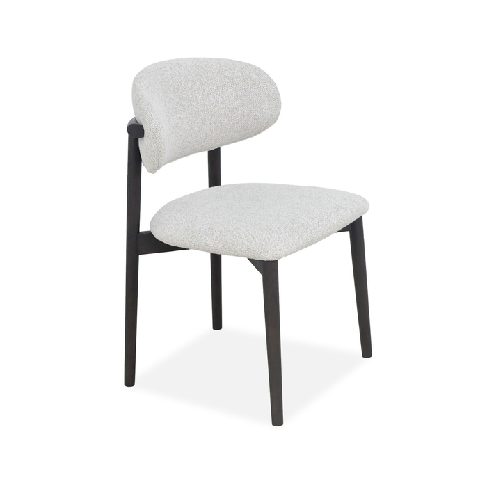 J & M Furniture Clover Chair in Dark Oak