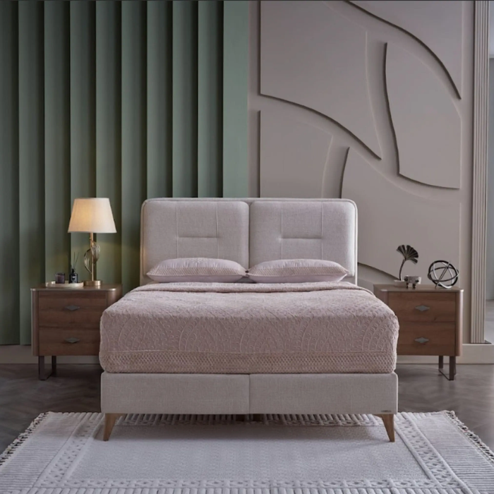 Bellona Mirante Luxe Cream Storage Bedroom Set – Queen & King Size
