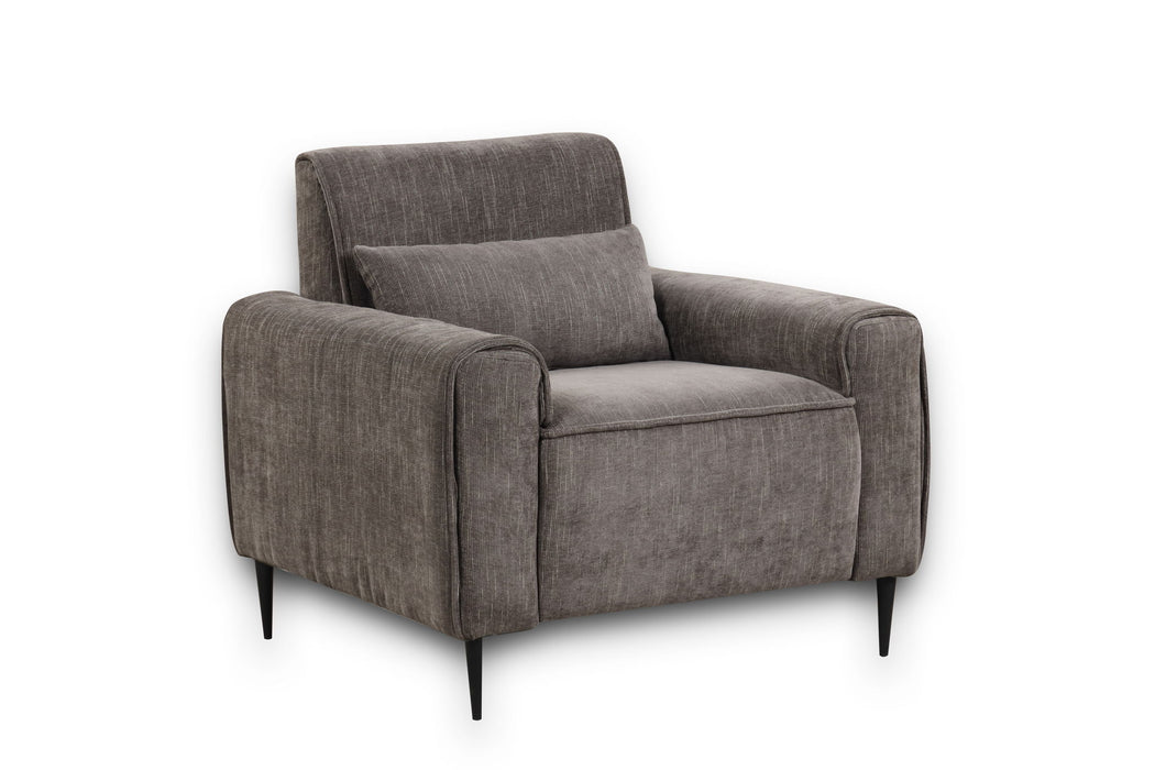 Valentina - Chair With Metal Legs And Throw Pillow