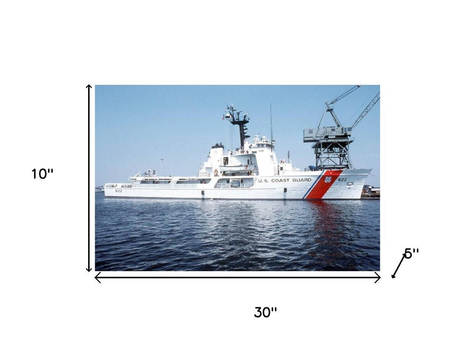 Hand Painted Model Boat (624404) - White