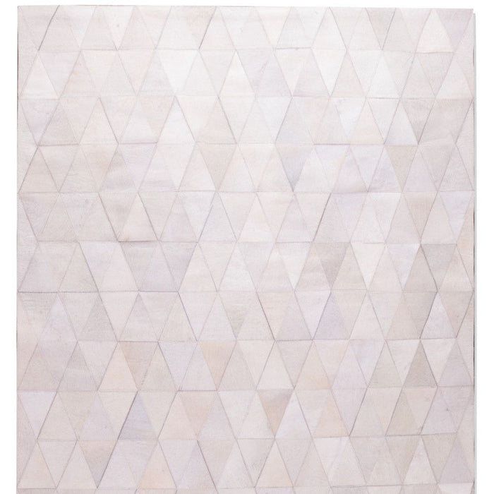 8' X 10' Cowhide Geometric Area Rug (544502) - Off White