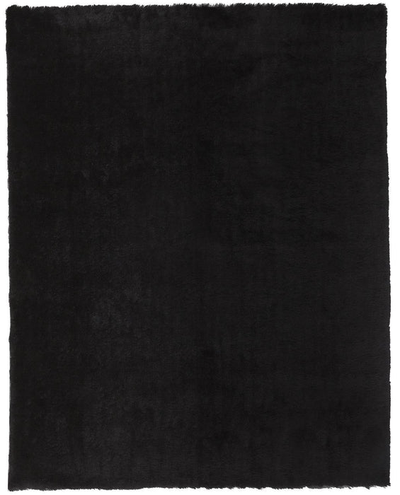 8' x 10' Shag Tufted Handmade Area Rug - Black