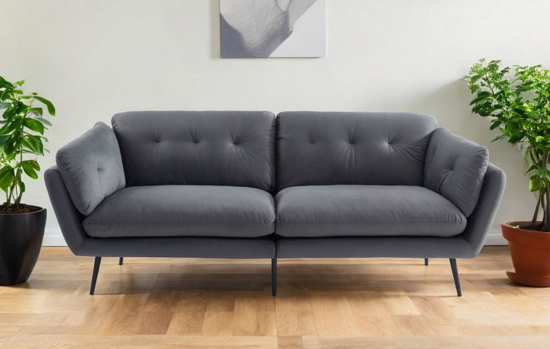 Sofa & Black Legs - Gray