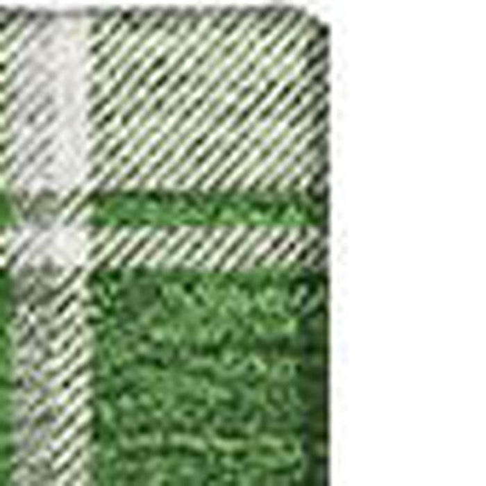 10' X 14' Abstract Geometric Washable Area Rug With UV Protection (701888) - Green / Gray / Ivory