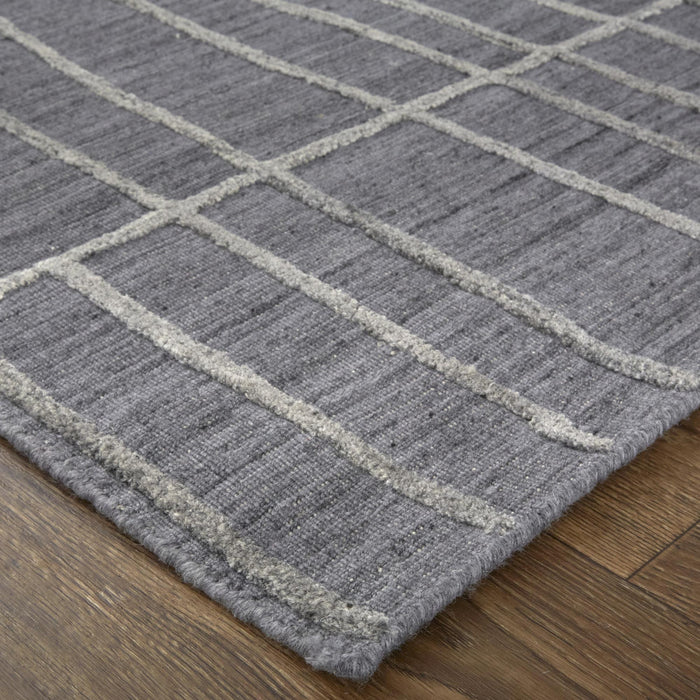 10' X 14' Hand Woven Area Rug (743910) - Gray / Silver
