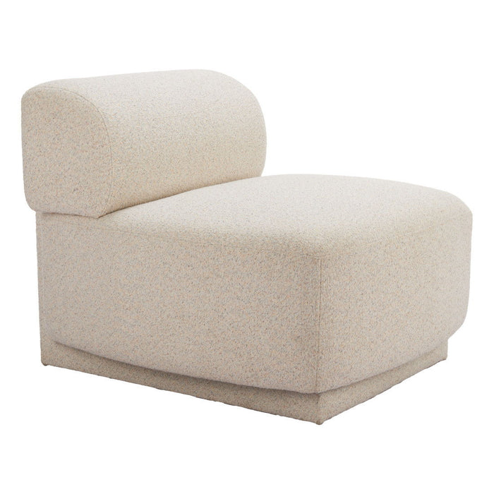Upholstered Side Chair - Beige
