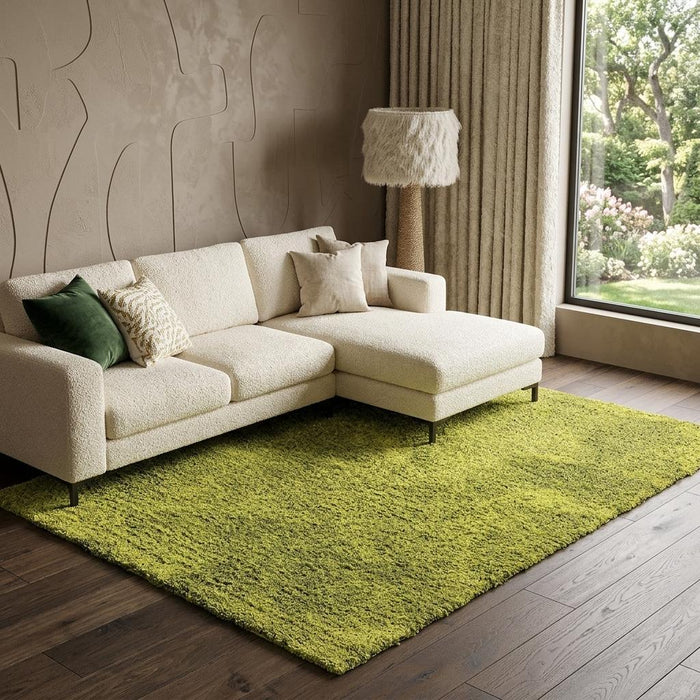 8' X 11' Shag Hand Tufted Area Rug (574433) - Green